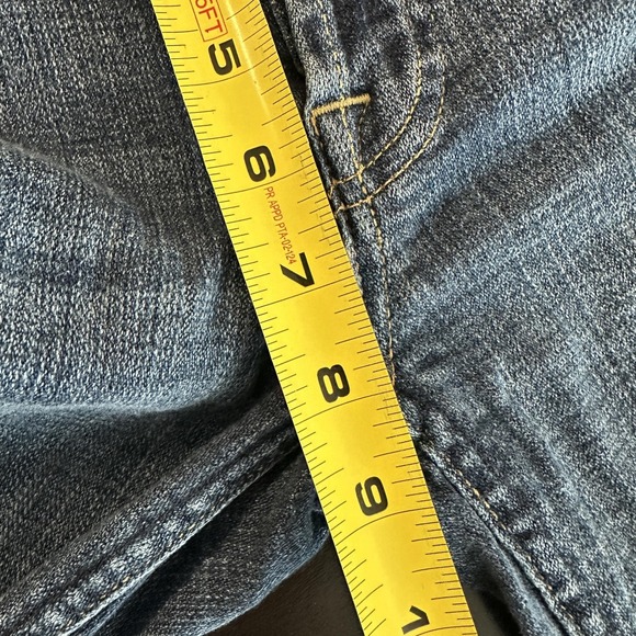 7 For All Mankind Jeans Womens 27 Blue Denim Josefina Skinny Boyfriend Stretch - Picture 12 of 12